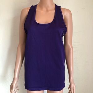 Fabletics Serenity Seamless Purple Open-Mesh Tank-Top Women’s Size XL NWT Shirt